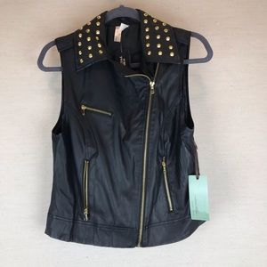 Forever 21 faux leather vest